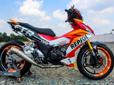 Honda Winner 150 độ đồ chơi khủng của biker Tây Ninh