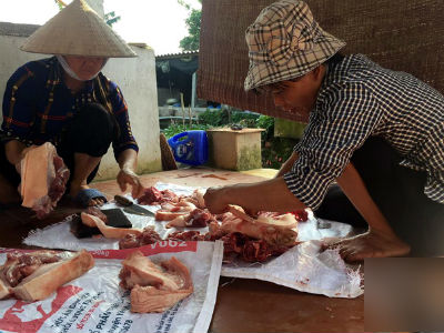 Người dân khắp nơi "khoe" ảnh giải cứu lợn giúp người nông dân