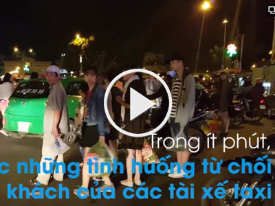 Clip Đà Lạt "thất thủ": Taxi nhét 10 người, đuổi khách xuống xe