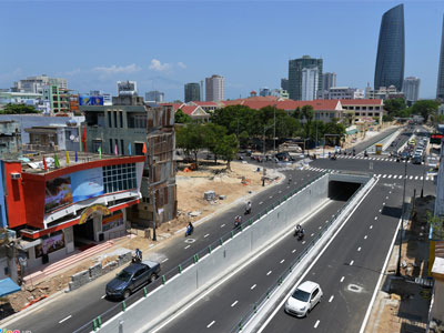 Toàn cảnh hầm chui 137 tỷ đồng đầu tiên ở Đà Nẵng