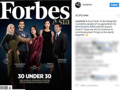 Siêu mẫu châu Á Liu Wen hào hứng chia sẻ trang bìa Forbes Asia đứng cạnh Suboi