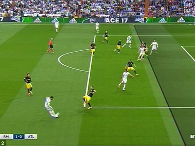 Tranh cãi: C.Ronaldo việt vị ở bàn mở tỷ số trước Atletico?