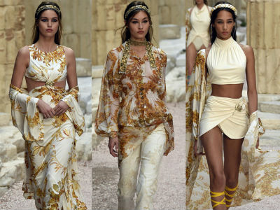 Hết đưa người xem lên vũ trụ, Chanel lại biến runway thành Hy Lạp cổ đại