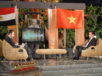 Ai Cập phát sóng trực tiếp giới thiệu đất nước, con người Việt Nam