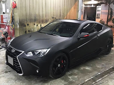 Hyundai Genesis coupe độ phong cách Lexus tại Việt Nam