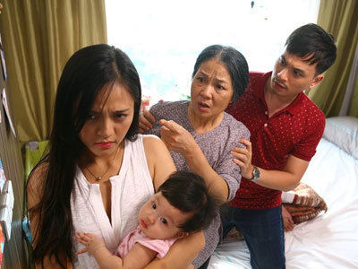 Diễn viên Thu Quỳnh sợ hãi khi diễn cảnh bóp cổ mẹ chồng
