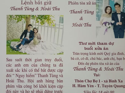 Cười bò với "án tù chung thân" của tấm thiệp mời chất nhất quả đất