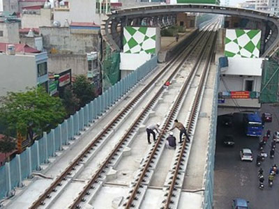 Đường sắt Cát Linh - Hà Đông chậm tiến độ, lãi vay 1,2 tỷ đồng/ngày