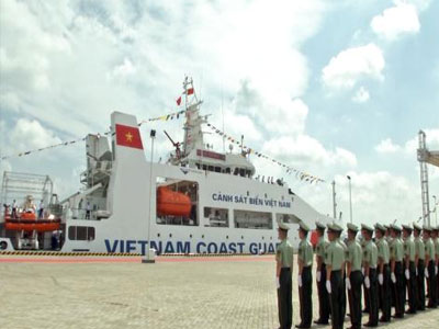 Hình ảnh tàu Cảnh sát biển Việt Nam tại Trung Quốc