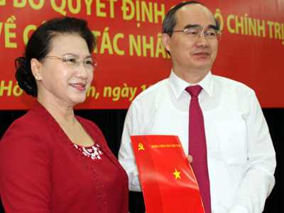 Ông Nguyễn Thiện Nhân làm Bí thư Thành ủy TP HCM