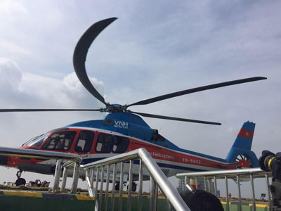 Sẽ sớm khai thác bay trực thăng trên nóc tòa nhà 39 tầng