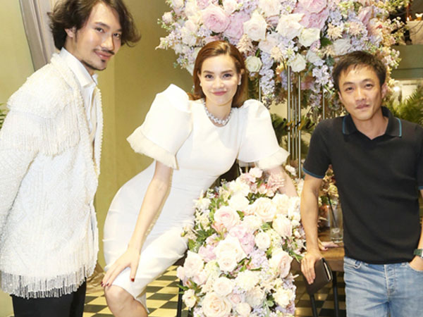 Cường Đô La đến mừng Hồ Ngọc Hà làm bà chủ