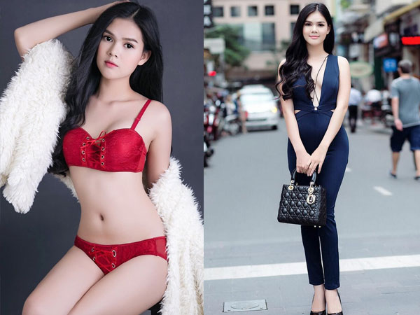 Cô gái giống Ngọc Trinh thi Hoa hậu Hoàn vũ Việt Nam