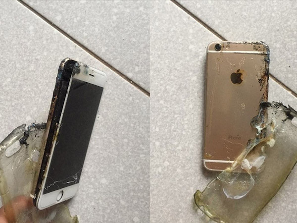 iPhone 6s nứt vỏ, pin phát nổ tại TP HCM