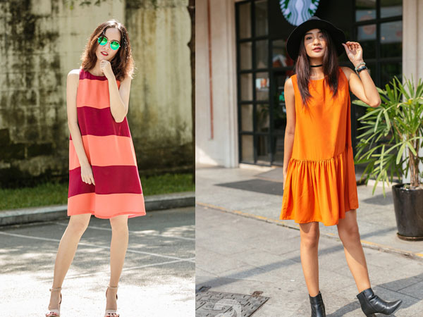 Trời nắng nóng, quý cô 2 miền cùng rủ nhau diện váy suông rộng siêu bay bổng