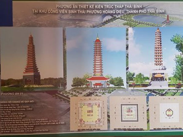 "Thái Bình xây tháp 300 tỷ không phải để chơi như suy diễn"