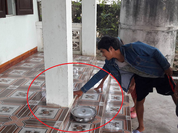 Cả gia đình phải sơ tán vì thềm nhà nóng bất thường