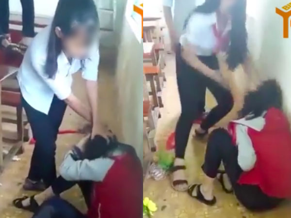 Nữ sinh lớp 9 bị đánh ghen ngay trong lớp học vì dám nhắn "chúc anh ngủ ngon" với người yêu của bạn