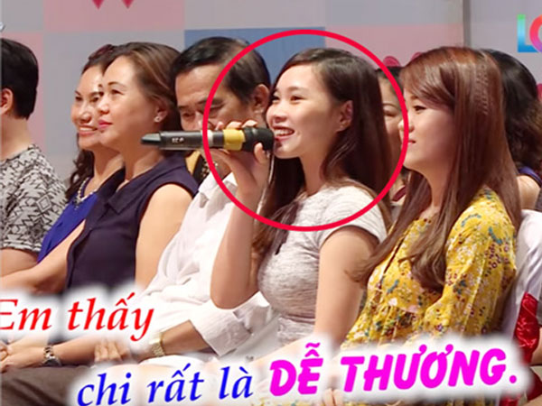 Theo anh họ đến "Bạn muốn hẹn hò", cô gái “gây bão” vì quá xinh