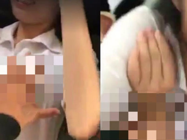 Clip sờ soạng vòng một nhiều bạn nữ trong lớp gây phản cảm