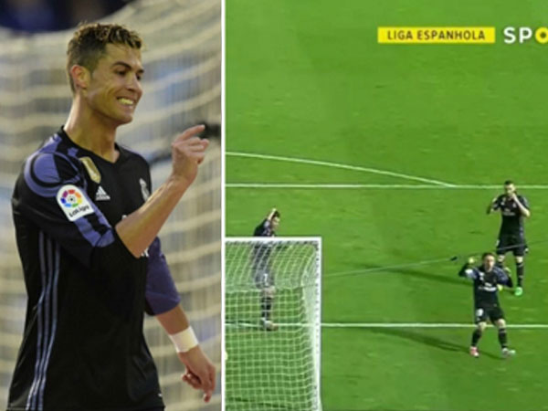 Ronaldo gây sốc khi sút chệch khung thành từ cự ly 5 m