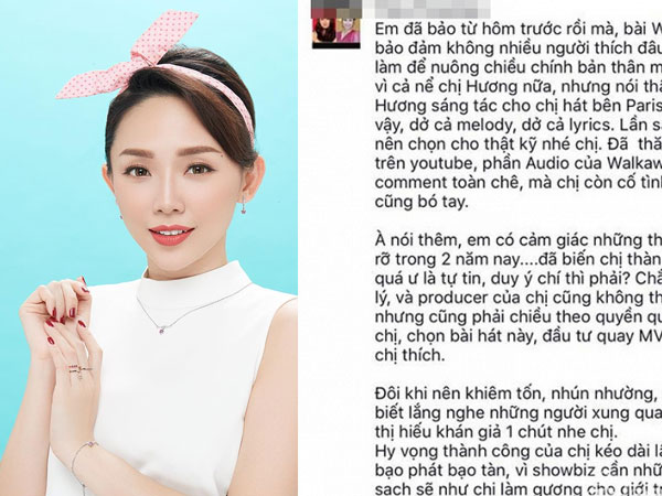 Ca sĩ Tóc Tiên thẳng thắn đáp trả anti fan lên mặt dạy đời