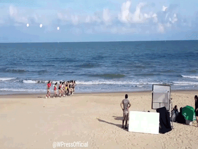 Rò rỉ hình ảnh thí sinh "The Face Việt" quay phim tại Long Hải!