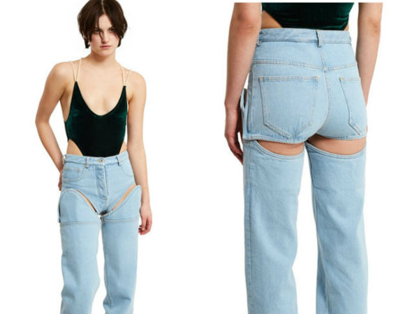 Lại xuất hiện kiểu quần jeans lạ trong làng mốt