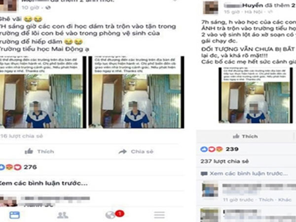 Bắt giữ kẻ lạ mặt đột nhập vào trường Tiểu học Mai Động