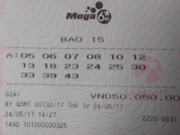 Chính thức: Toàn bộ vé Vietlott "bao lô" đều "lọt khe" jackpot 112 tỉ