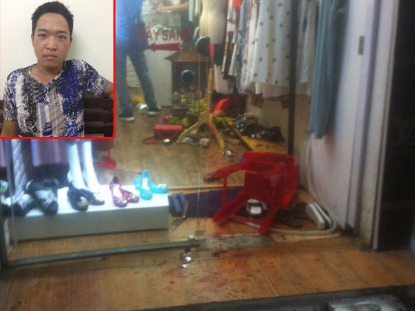 Khởi tố người chồng chém vợ tử vong khi vào shop thời trang