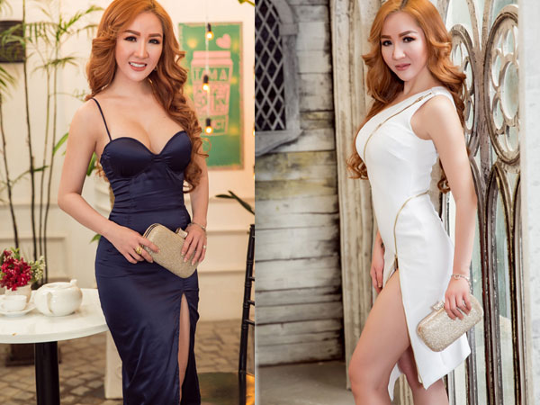 Người đẹp Hoàng Hải My khoe hình thể sexy với váy cắt xẻ táo bạo