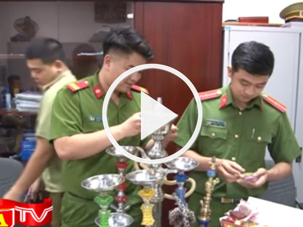 Video: Công an Hà Nội thu giữ 200 bao shisha không rõ nguồn gốc xuất xứ