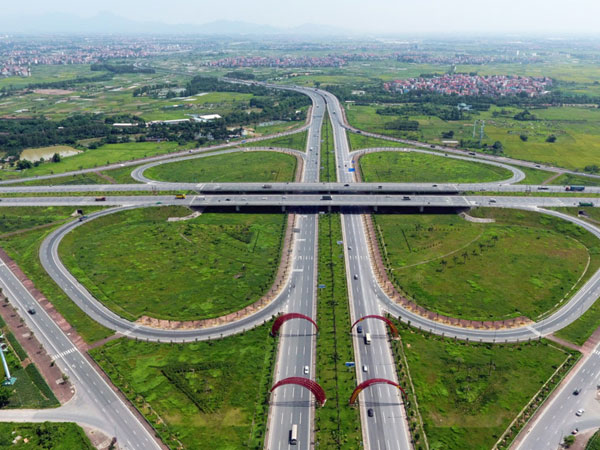 Vẻ đẹp 4 nút giao thông nghìn tỷ của Hà Nội nhìn từ trên cao
