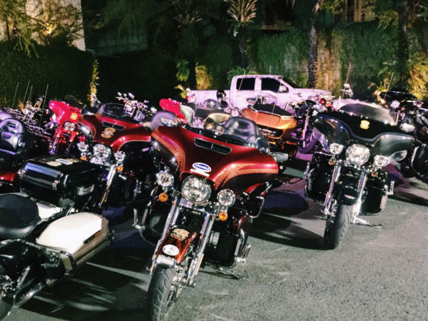 Dàn môtô Harley Davidson hội tụ tại trung tâm Sài Gòn
