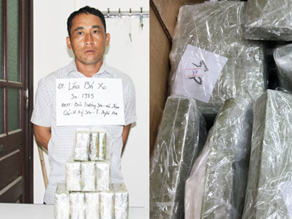 Giấu 20 bánh heroin trong hộp quà tặng sinh nhật
