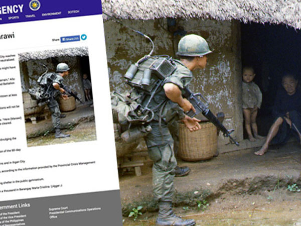 Đưa tin về Marawi, thông tấn xã Philippines nhầm ảnh… Việt Nam