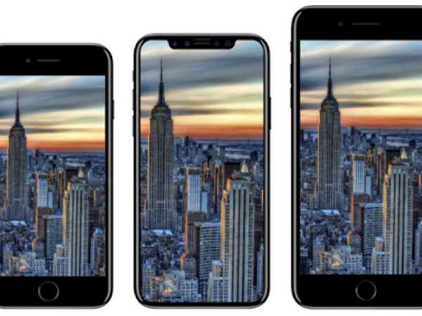 Thiết kế cuối của iPhone 8 so dáng với Galaxy S8 "vô cực"