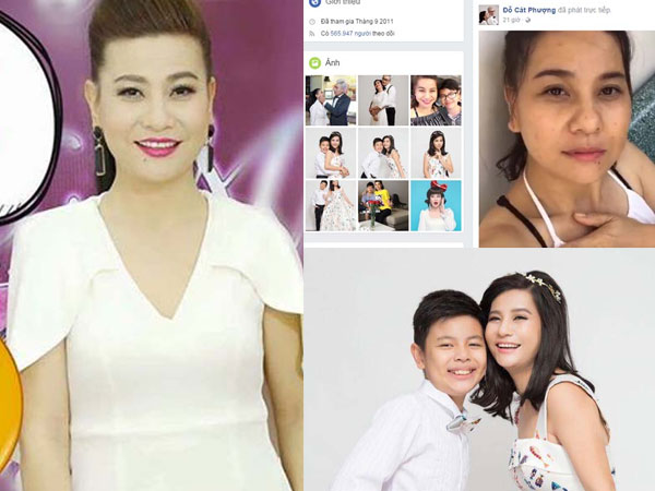 Cát Phượng mặt mộc quay livestream "gây sốc" cho khán giả