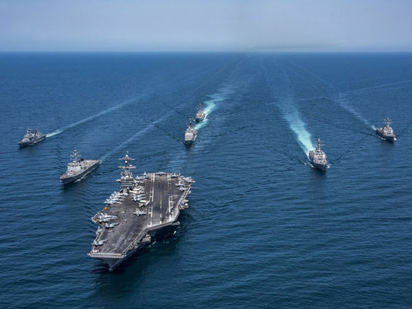 Tàu sân bay Mỹ USS Carl Vinson kết thúc nhiệm vụ gần Triều Tiên