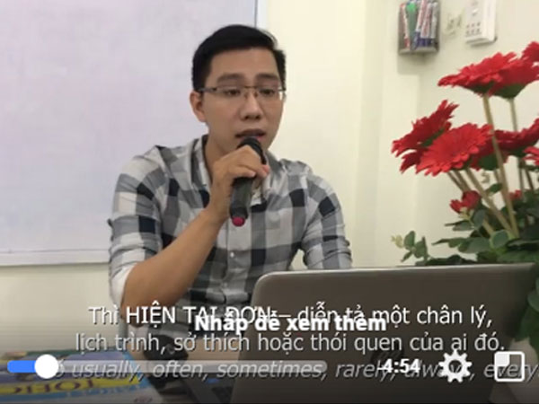 Thầy giáo gây sốt khi cover "Duyên phận" bằng 12 thì tiếng Anh