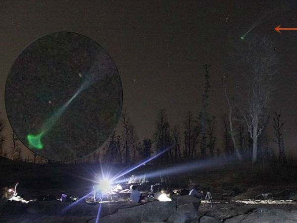 Xôn xao vật thể hình nón xanh nghi UFO ở Anh
