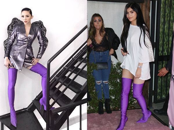 Đôi boots sặc sỡ của Tóc Tiên hot như thế nào?