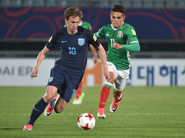 U.20 World Cup: Anh thắng Mexico gặp Ý ở bán kết