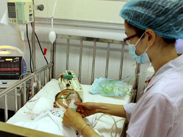 Nhiều bệnh nhi viêm não Nhật Bản đang hôn mê
