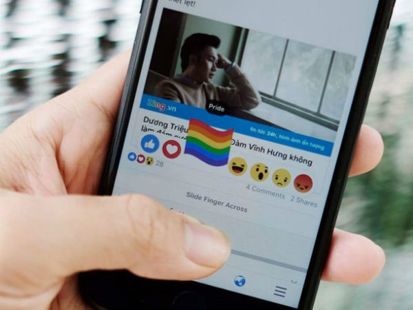 Cách để có biểu tượng lá cờ LGBT đang gây sốt trên Facebook
