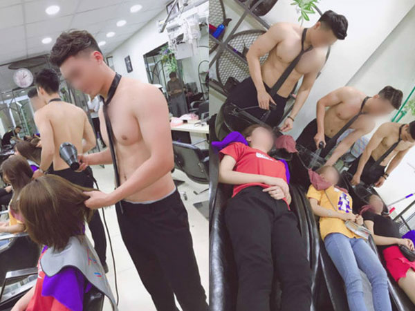 Vụ thuê trai cơ bắp, cởi trần làm tóc, phục vụ đồ ăn: Hà Nội vào cuộc kiểm tra