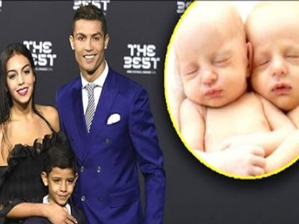 Cặp song sinh nhà Ronaldo đã chào đời nhờ đẻ mướn?