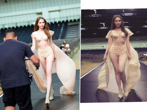 Ngọc Trinh đời thật và ảnh đã qua photoshop khác nhau như thế nào?