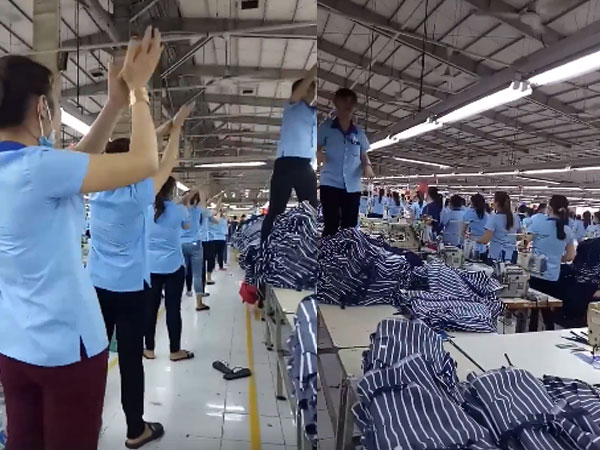 50.000 công nhân "quẩy" giữa giờ làm việc trên nền nhạc sôi động ở Sài Gòn